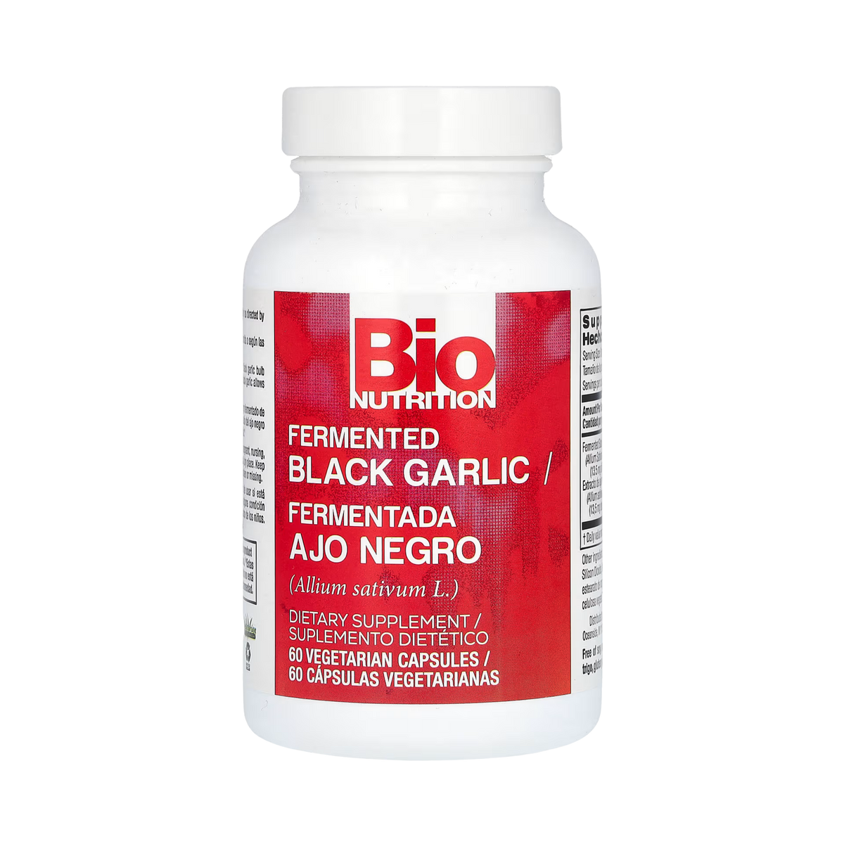 Bio Nutrition, Fermented Black Garlic, 450 Mg, 60 Vegetarian Capsules