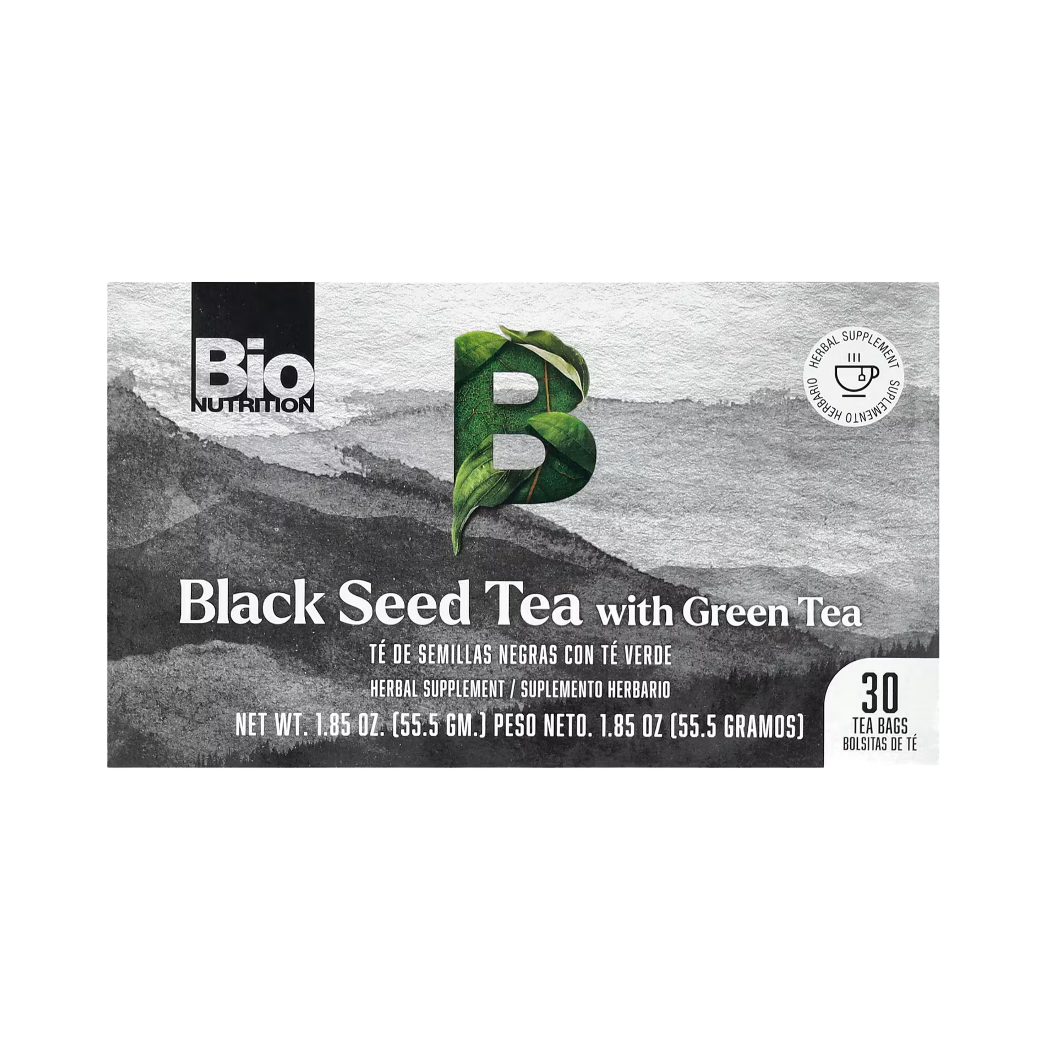 Bio Nutrition, Black Seed Tea with Green Tea, 30 Tea Bags, 1.85 Oz