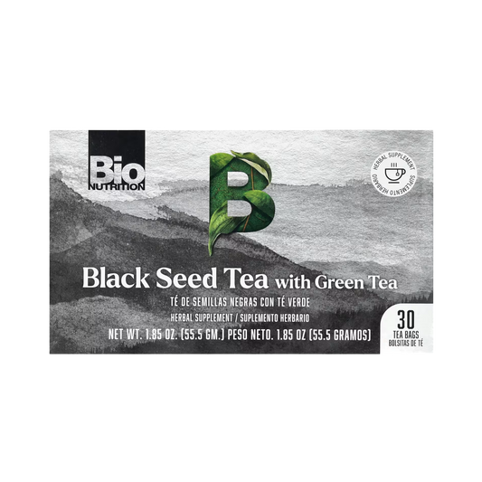 Bio Nutrition, Black Seed Tea with Green Tea, 30 Tea Bags, 1.85 Oz