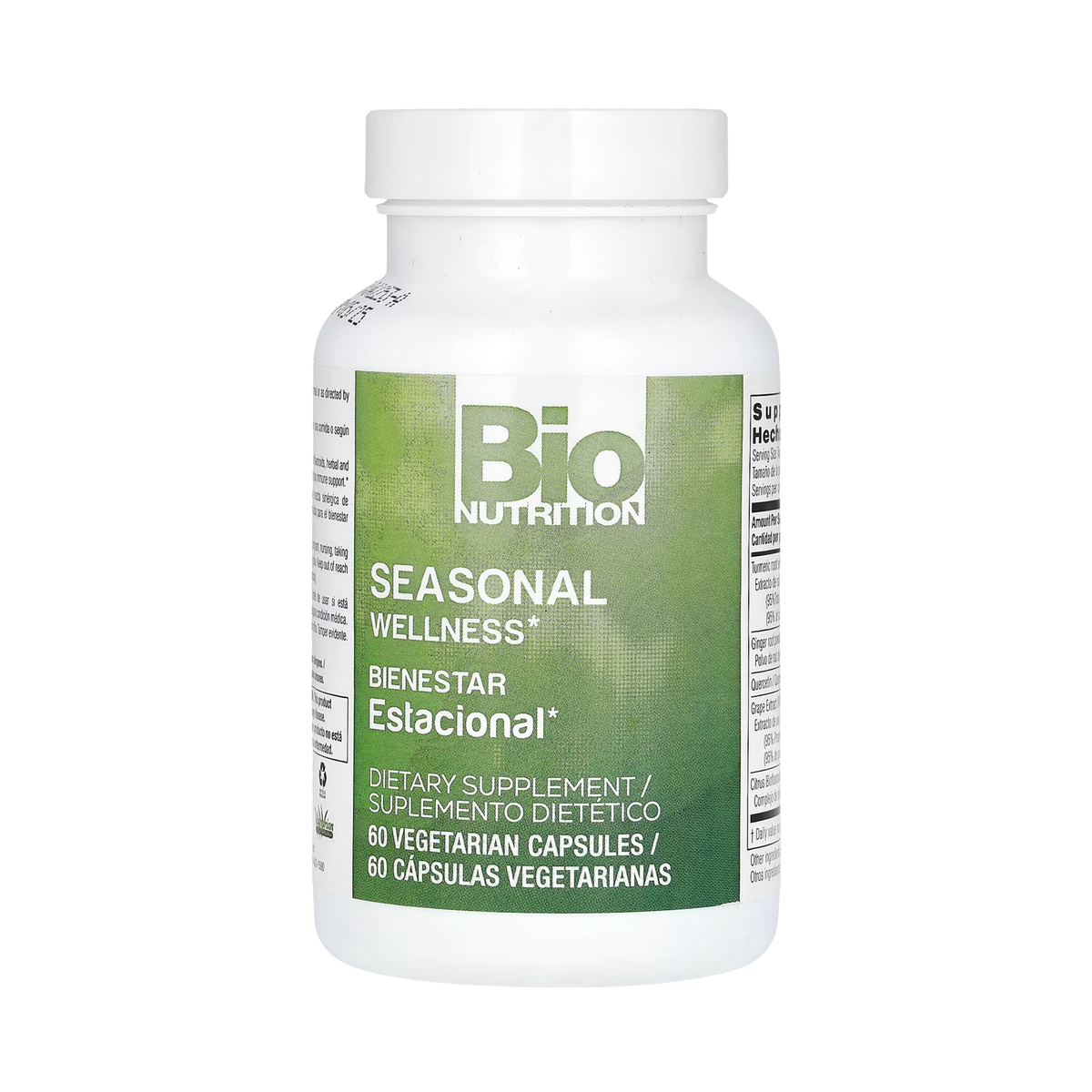 Bio Nutrition, Seasonal Wellness, 60 Vegetarian Capsules
