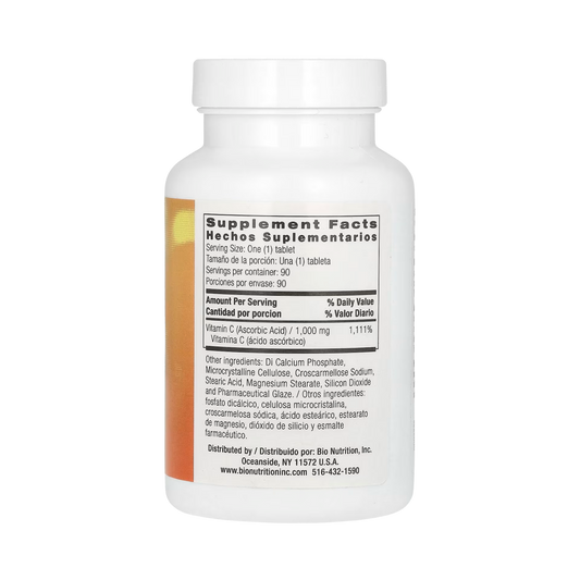 Bio Nutrition, Vitamin C, 90 Tablets (1,000 mg per Tablet)