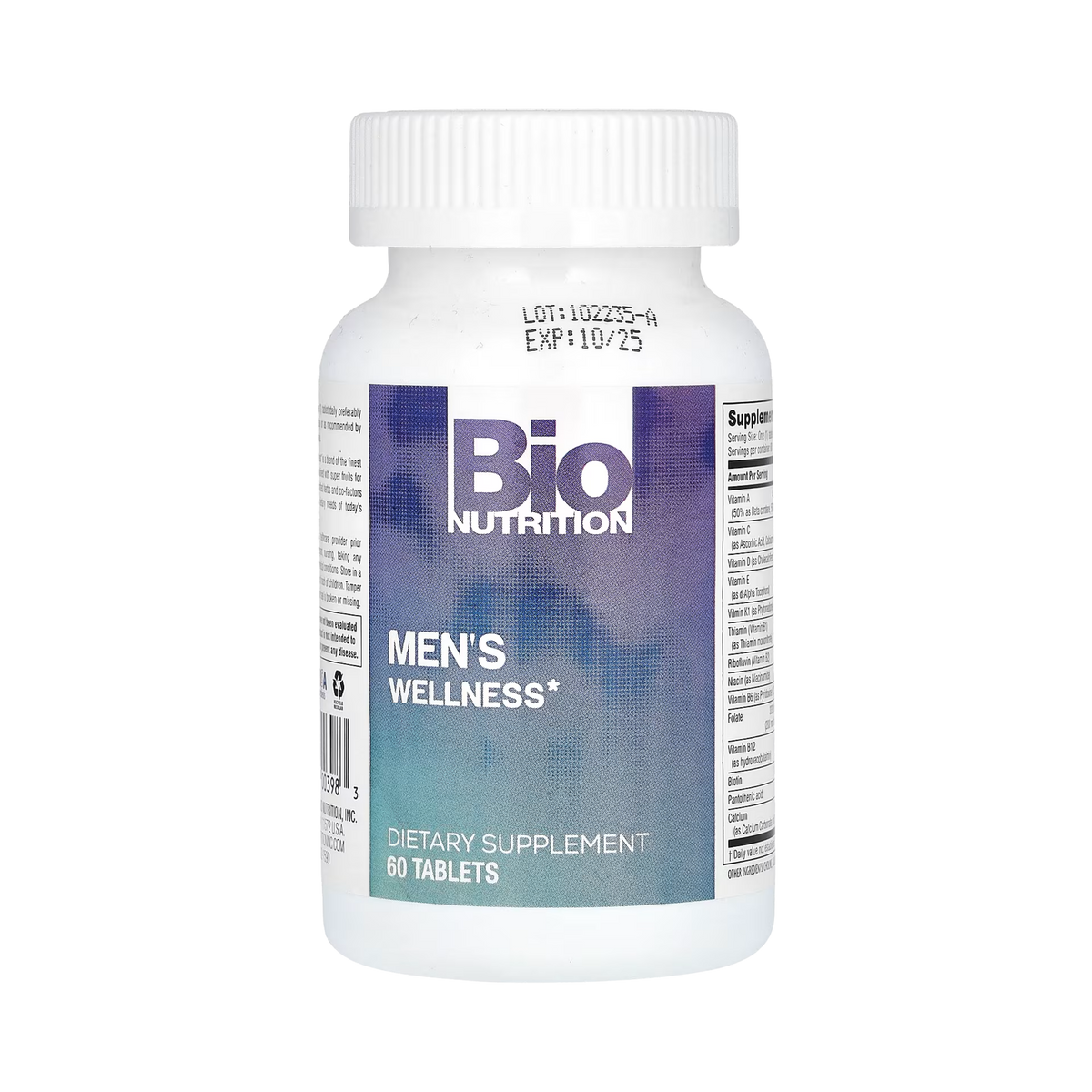 Bio Nutrition, Men's Wellness, 60 Tablets