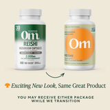 Om Mushrooms, Reishi Mushroom Capsules, 90 Vegetable Capsules