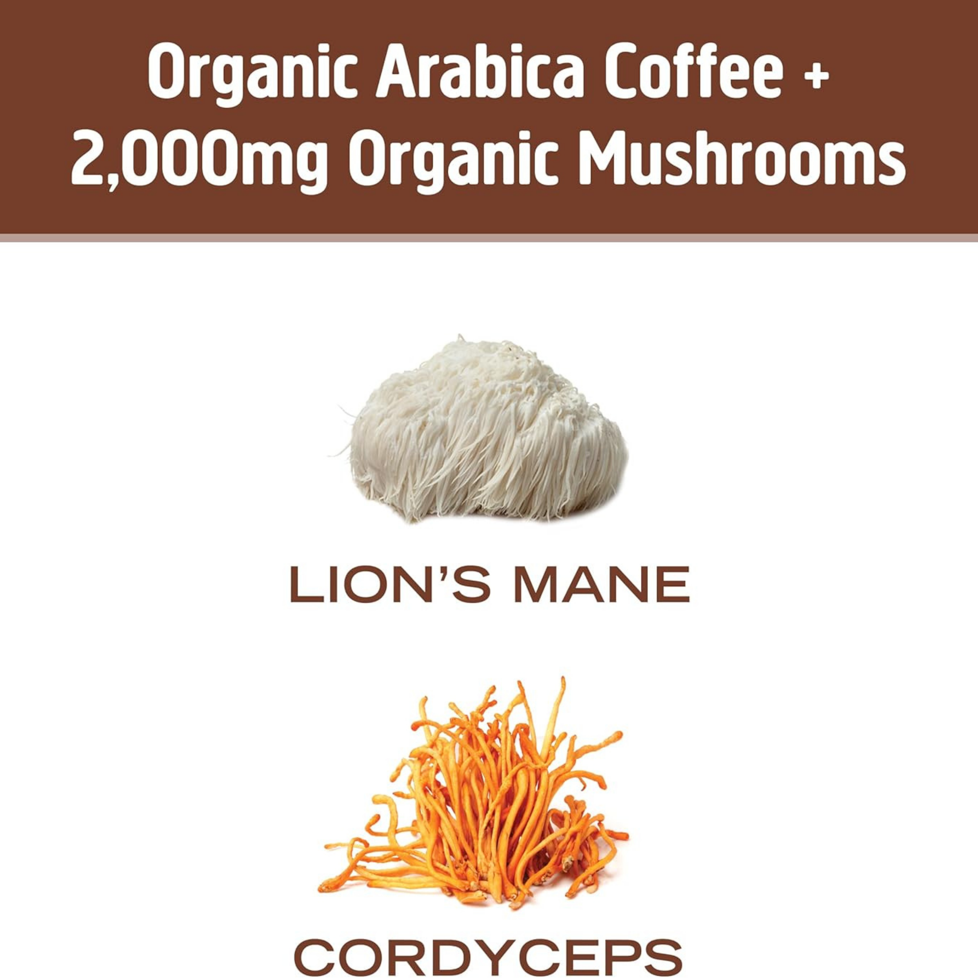 Om Mushrooms, Superfoods Mushroom Blend Coffee, 10 Packets, 0.2 oz, 5.8 g Each