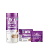 Om Mushrooms, Superfood Mushroom Blend, Hot Chocolate , 10 Packets, 0.28 oz, 8 g Each