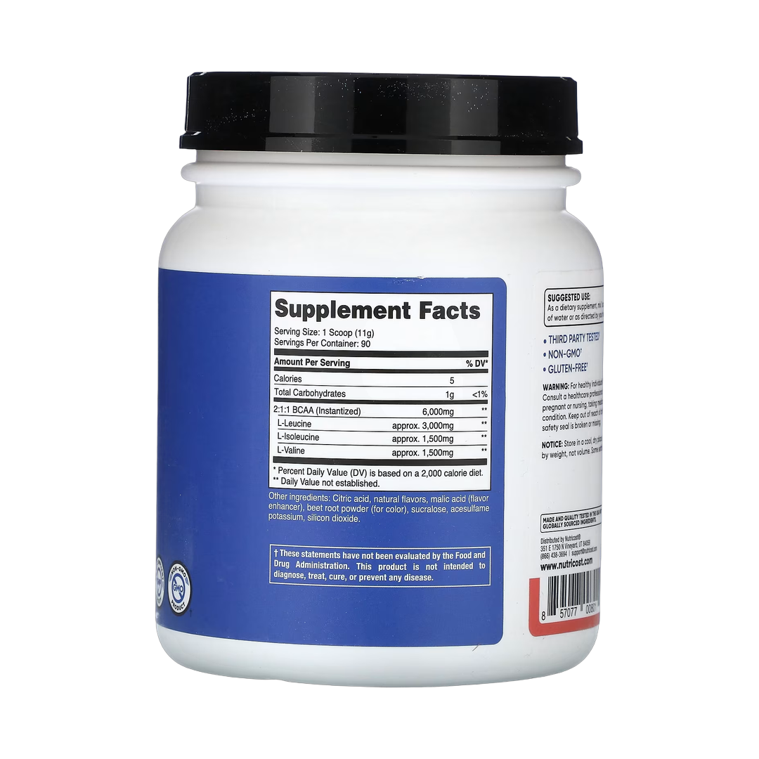 Nutricost, Performance, BCAA, Raspberry Lemonade, 2.2 lb, 990 g