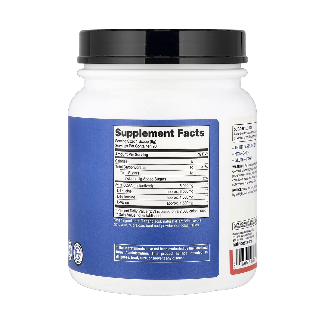Nutricost, Performance, BCAA, Watermelon, 1.8 lb, 810 g