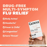 Genexa, Flu Fix, Ages 4- Adult, 60 Chewable Tablets