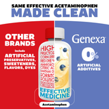 Genexa, Kids' Pain & Fever, Ages 2-11, Organic Blueberry, 160 mg, 4 fl oz (118 ml)