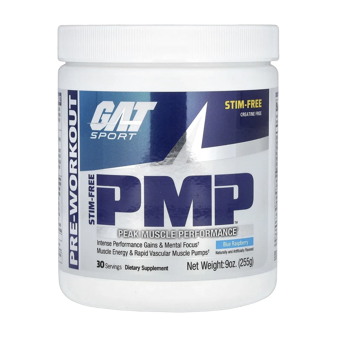 GAT, Stim-Free PMP, Peak Muscle Performance, Blue Raspberry, 9 oz (255 g)
