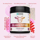 Zhou, Collagen Peptides, Pure Hydrolized Collagen Powder,  18 Oz Ounce