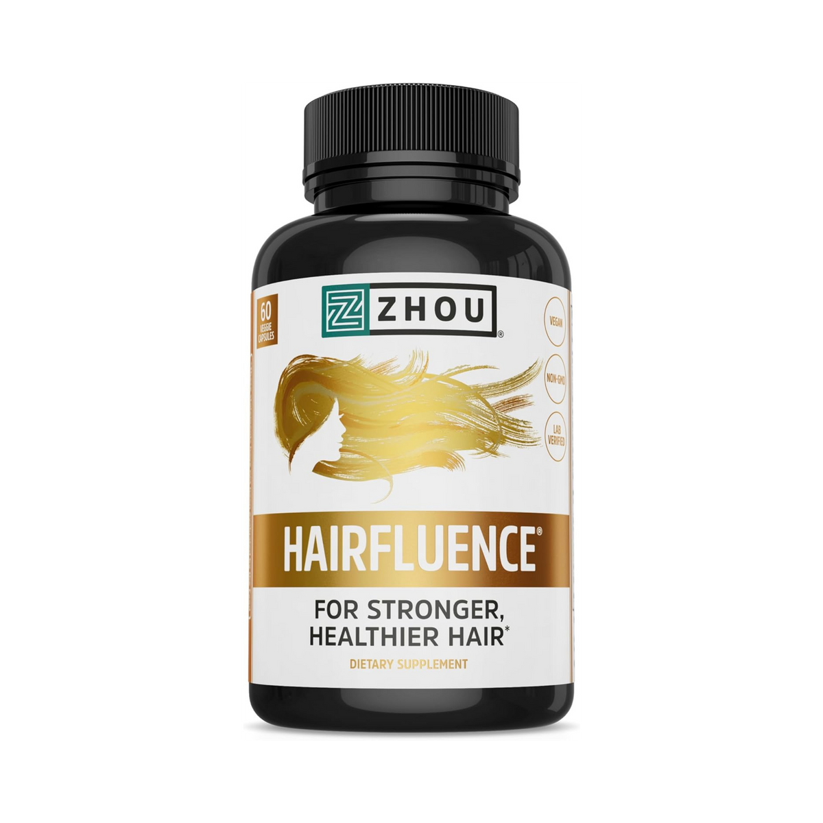 Zhou, Hairfluence, Biotin 5000mcg, 60 Veggie Capsules