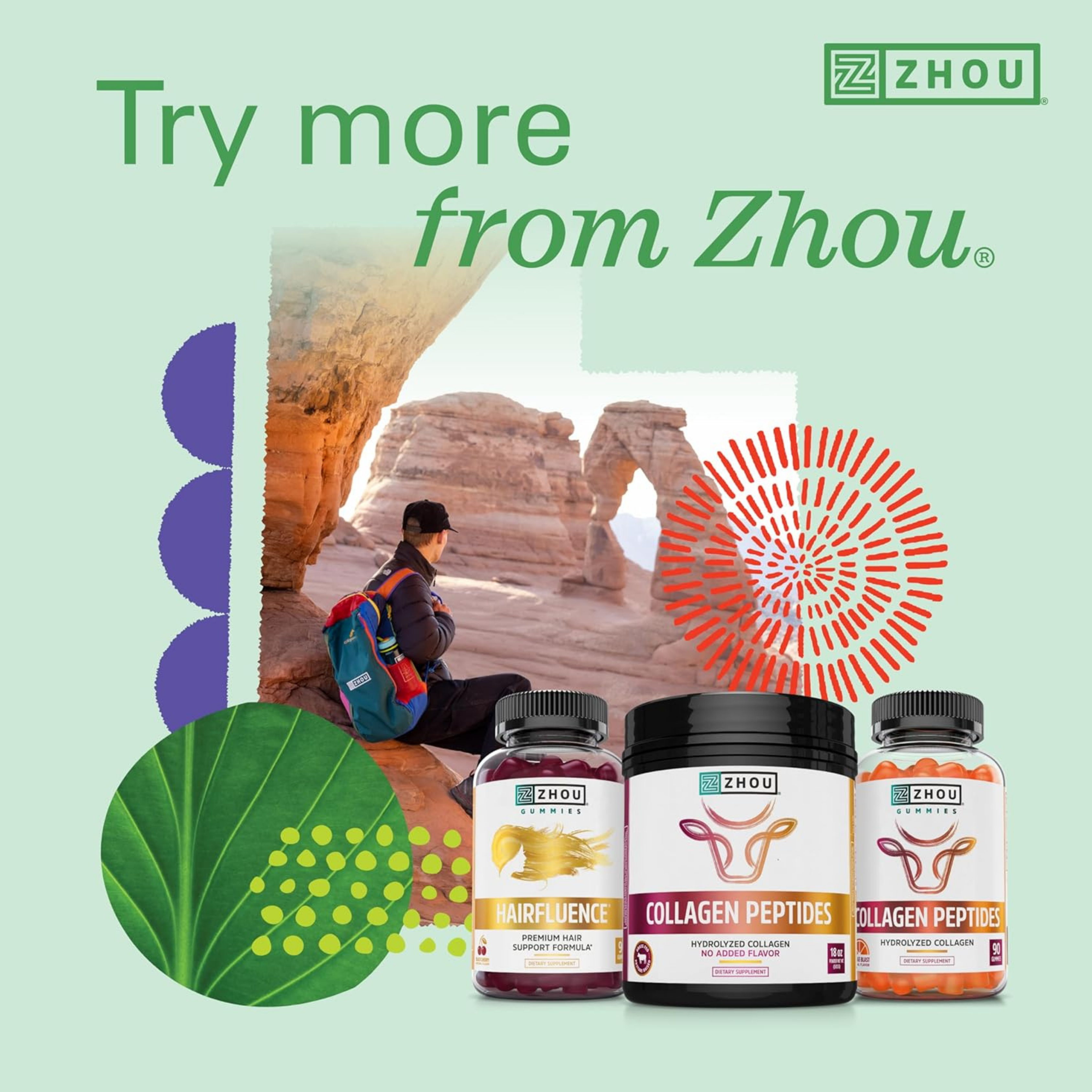 Zhou, Hairfluence, Biotin 5000mcg, 60 Veggie Capsules