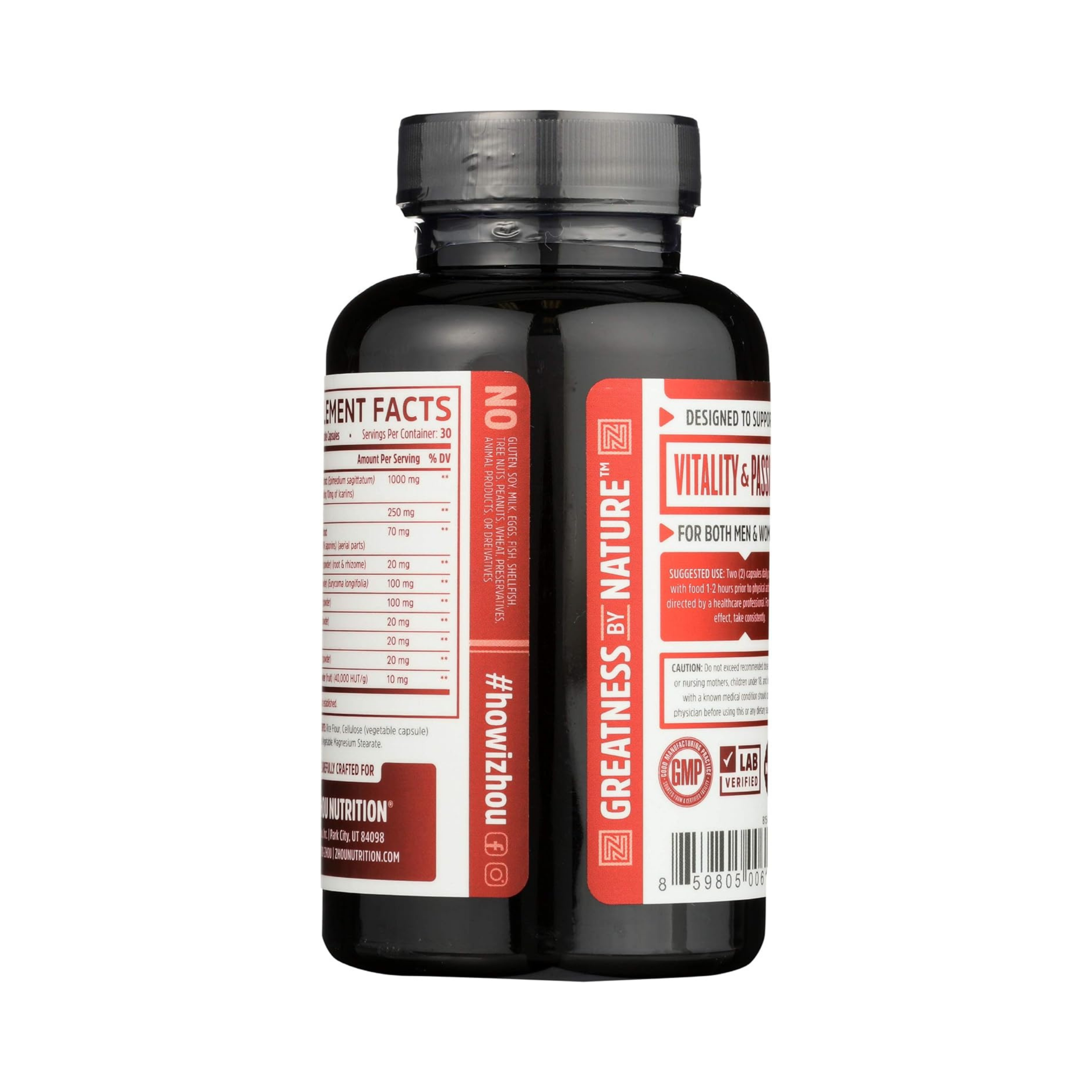 Zhou, Horny Goat Weed, Sexual Energy Complex, 60 Veggie Capsules