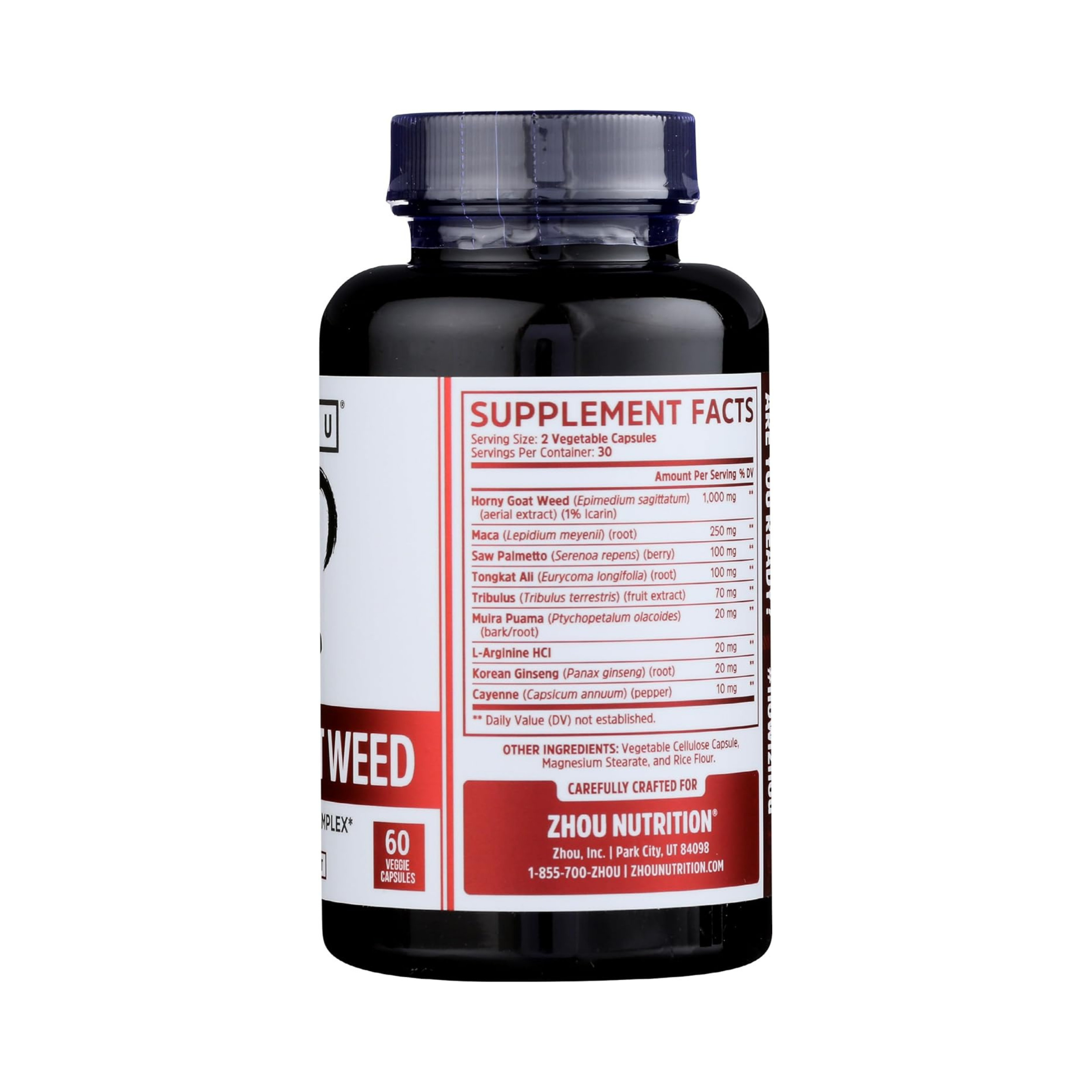 Zhou, Horny Goat Weed, Sexual Energy Complex, 60 Veggie Capsules