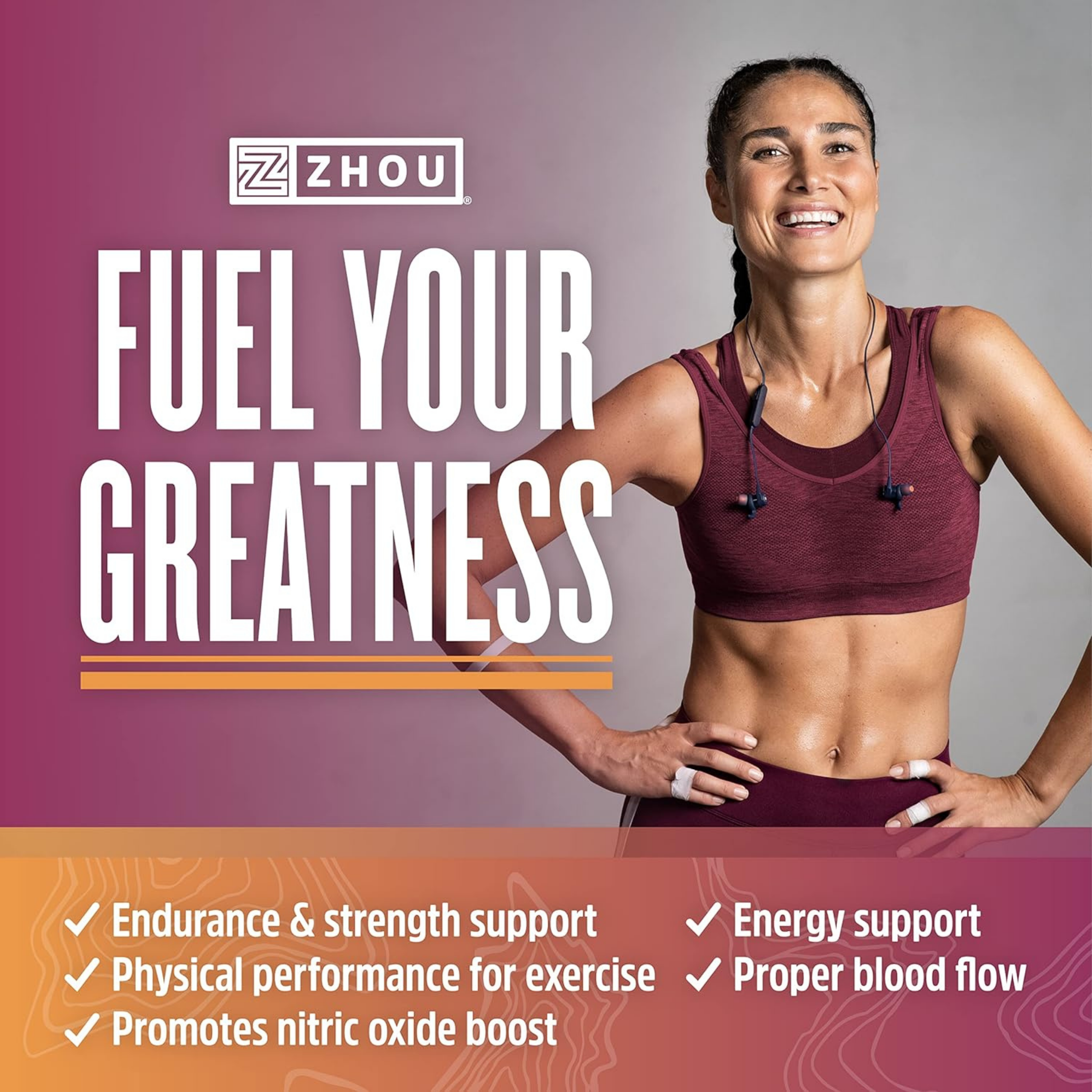 Zhou, N.O. Pro, Premium Nitric Oxide Boost,  120 Veggie Capsules