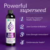 Zhou, Organic Black Seed Oil, Cold Pressed, 8 fl Oz, 240 ml