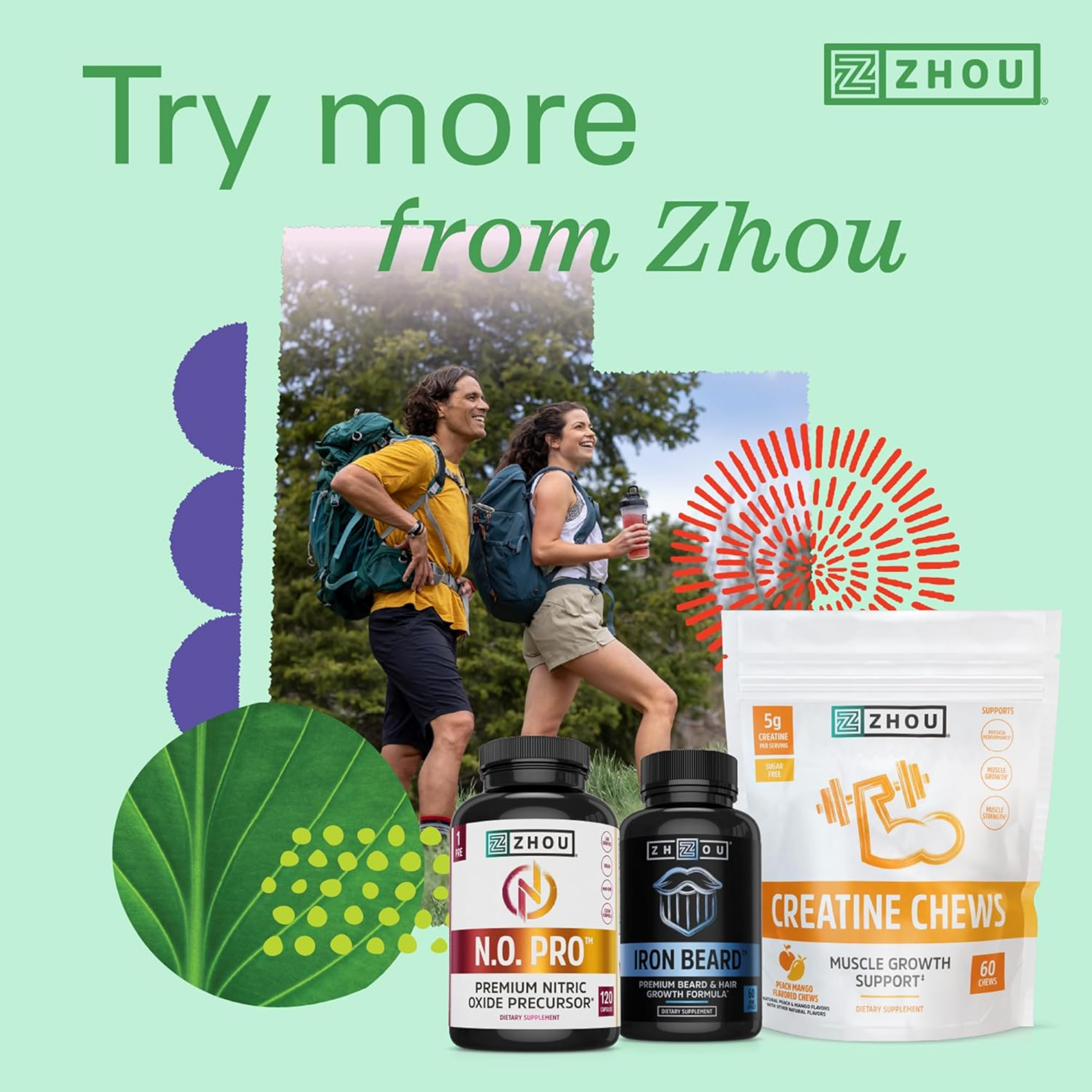 Zhou,  Saw Palmetto,  500 mg, 100 Veggie Capsules