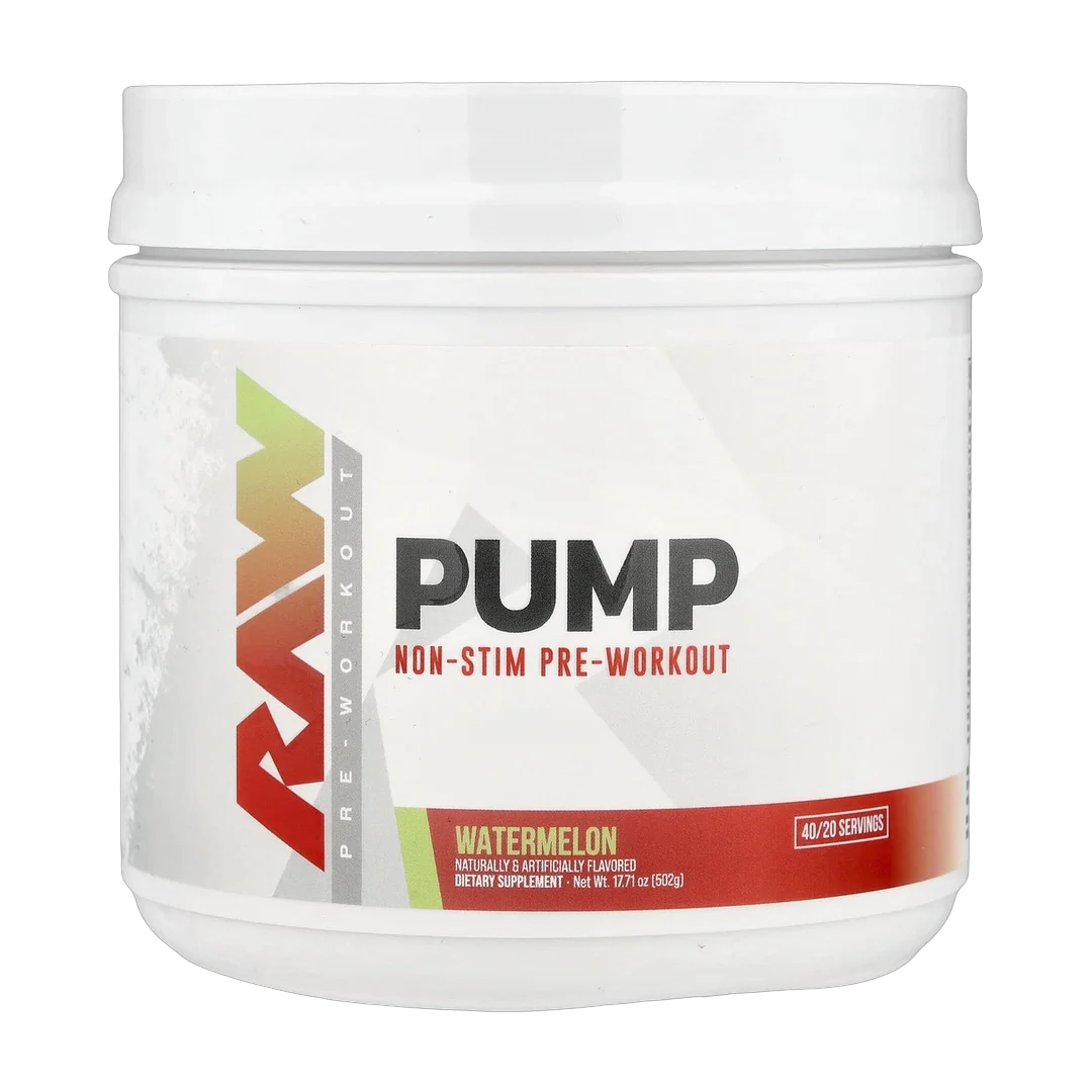 Raw Nutrition, Pump, Non-Stim Pre-Workout, Watermelon, 17.71 oz (502 g)