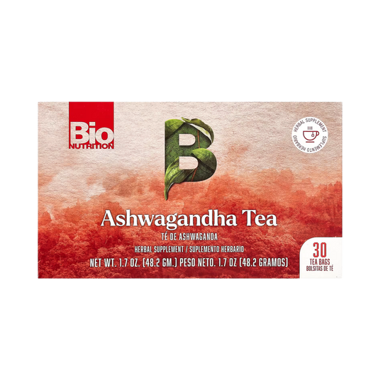 Bio Nutrition, Ashwagandha Tea, Caffeine Free, 30 Tea Bags, 1.7 Oz