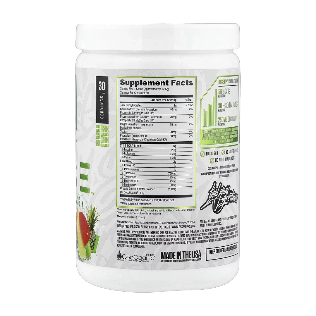 RYSE, BCAA/EAA, Tropical Snocone, 13.3 oz (378 g)