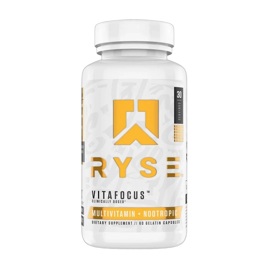 RYSE, Vitafocus, Multivitamin + Nootropic, 60 Gelatin Capsules