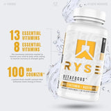 RYSE, Vitafocus, Multivitamin + Nootropic, 60 Gelatin Capsules