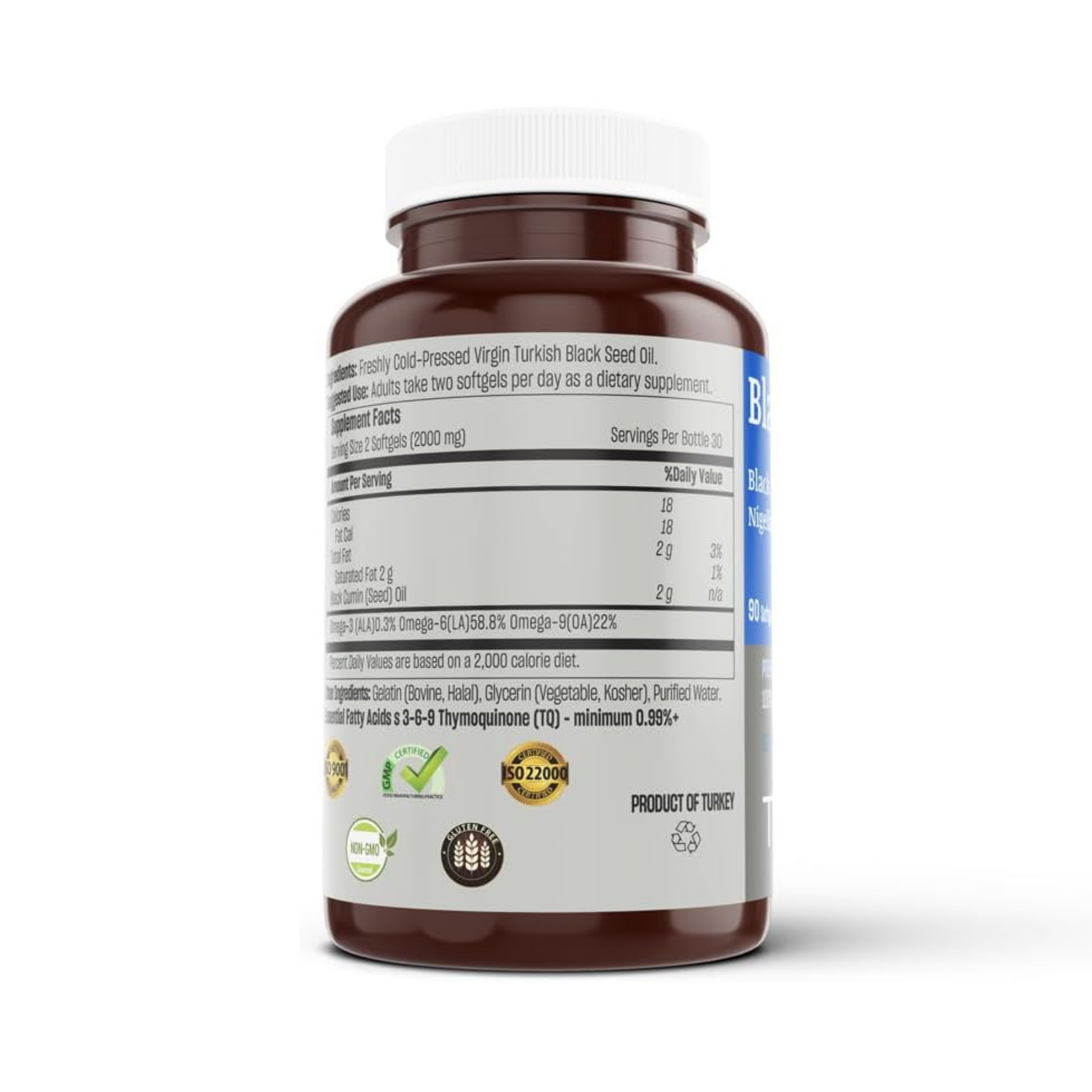 Talya, Black Seed Oil, 90 Softgels