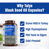 Talya, Black Seed Oil, 90 Softgels