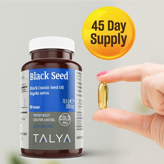 Talya, Black Seed Oil, 90 Softgels