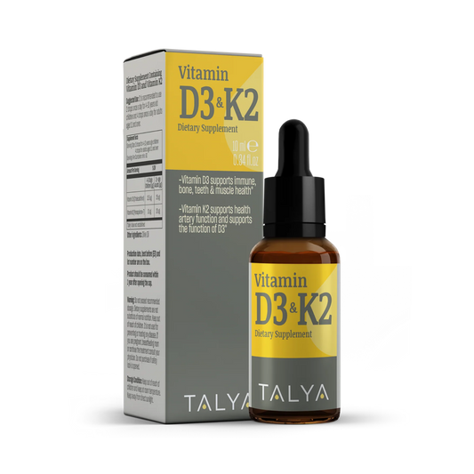 Talya, Vitamin D3 & K2 10 ml, .34 Oz