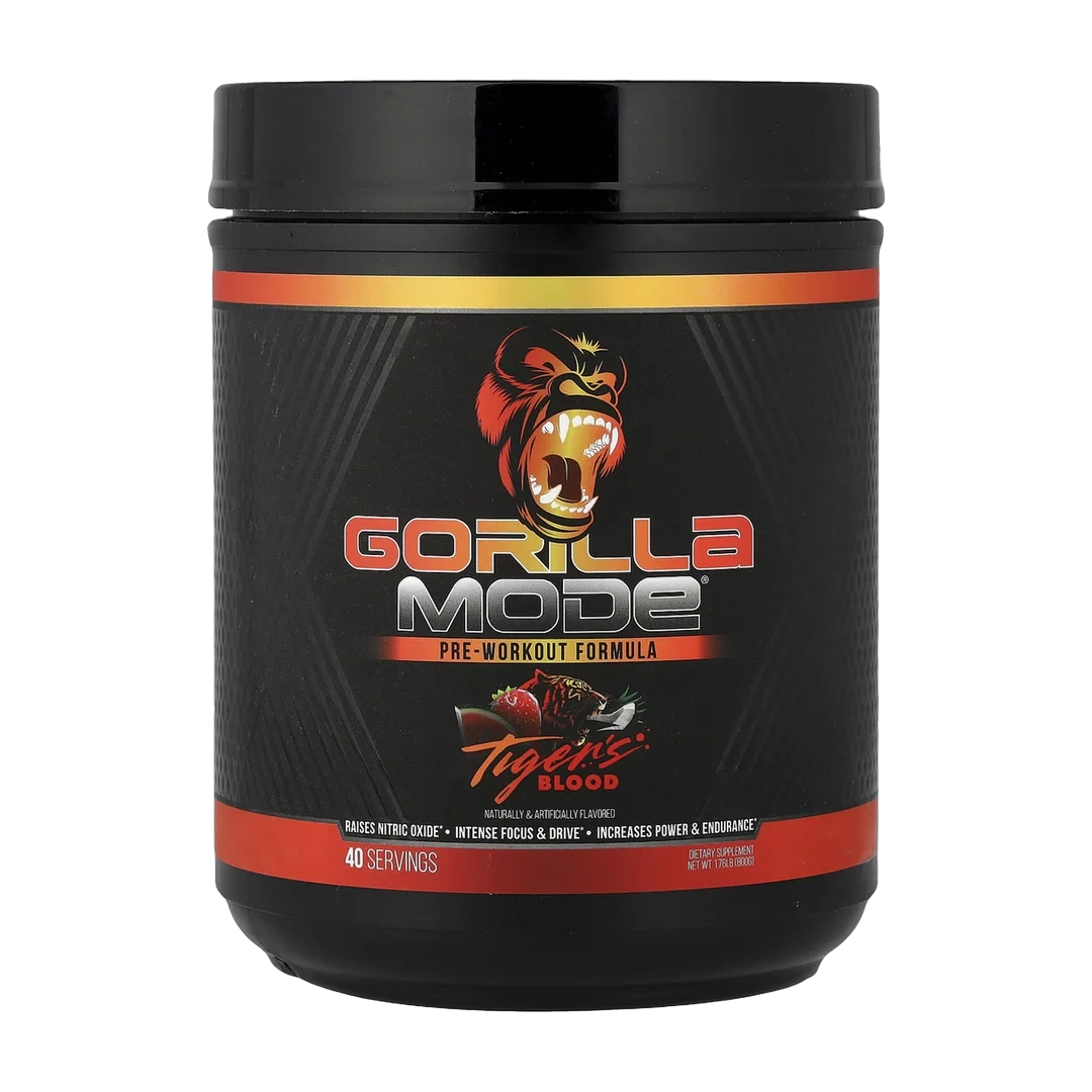 Gorilla Mind, Mode®, Pre-Workout Formula, Tigers Blood, 1.76 lb (800 g)