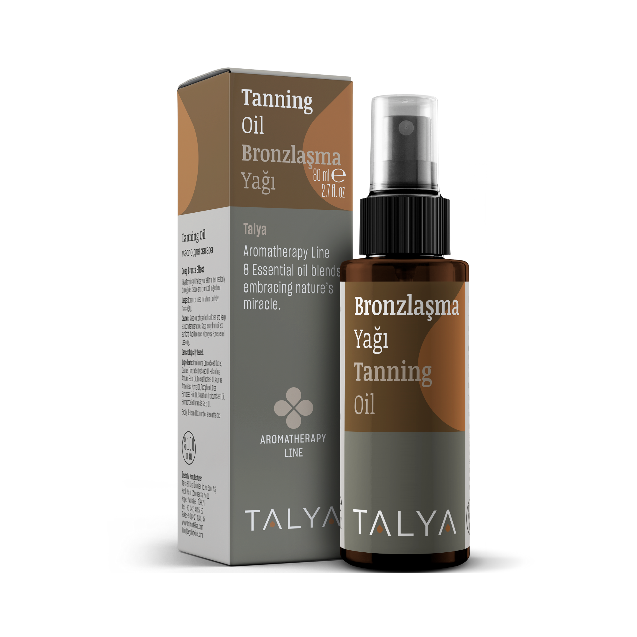 Talya, Tanning Oil, 2.7 Oz