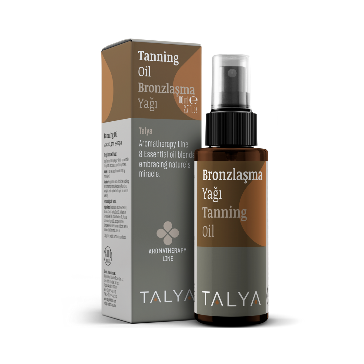 Talya, Tanning Oil, 2.7 Oz