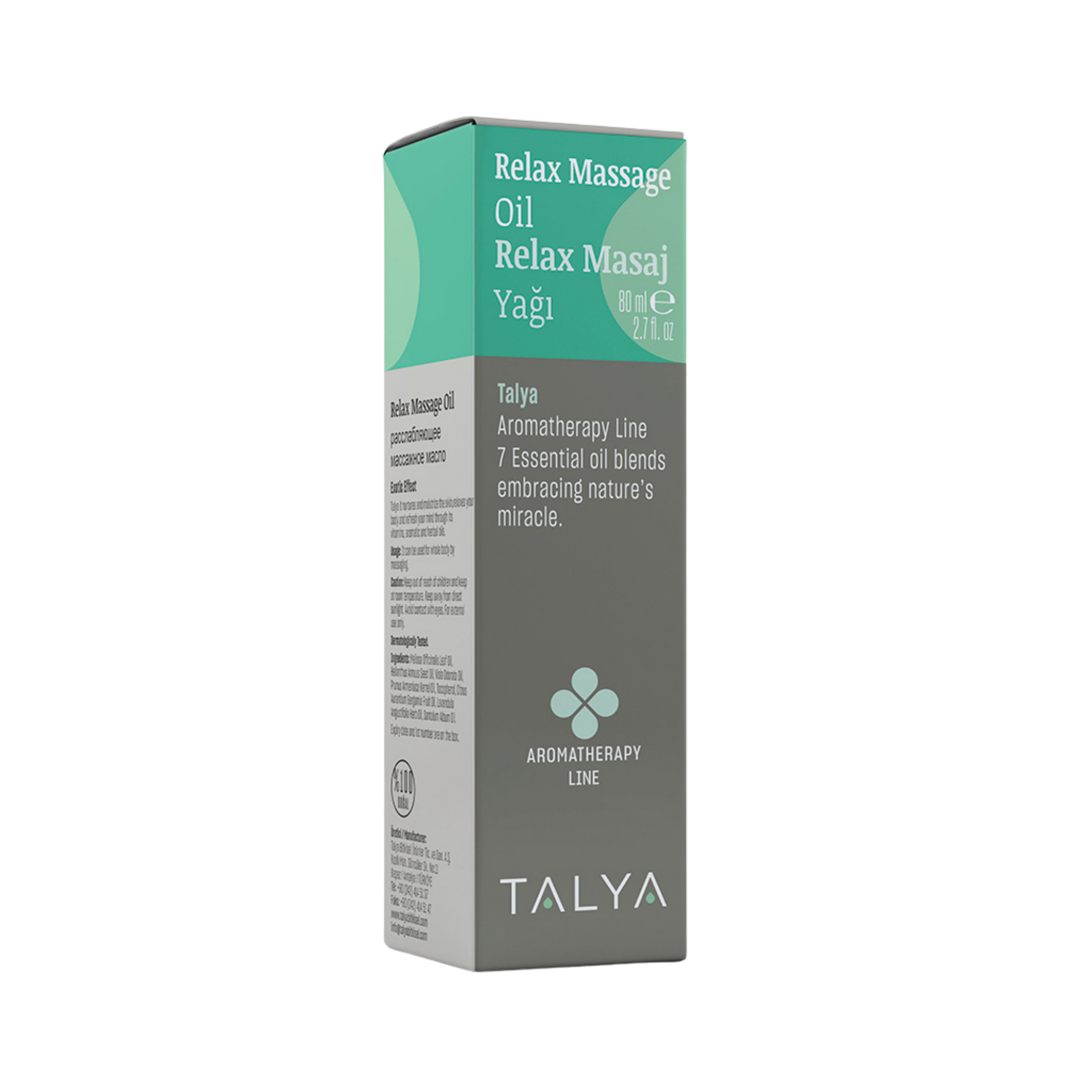 Talya, Relax Massage Oil, 2.7 Oz