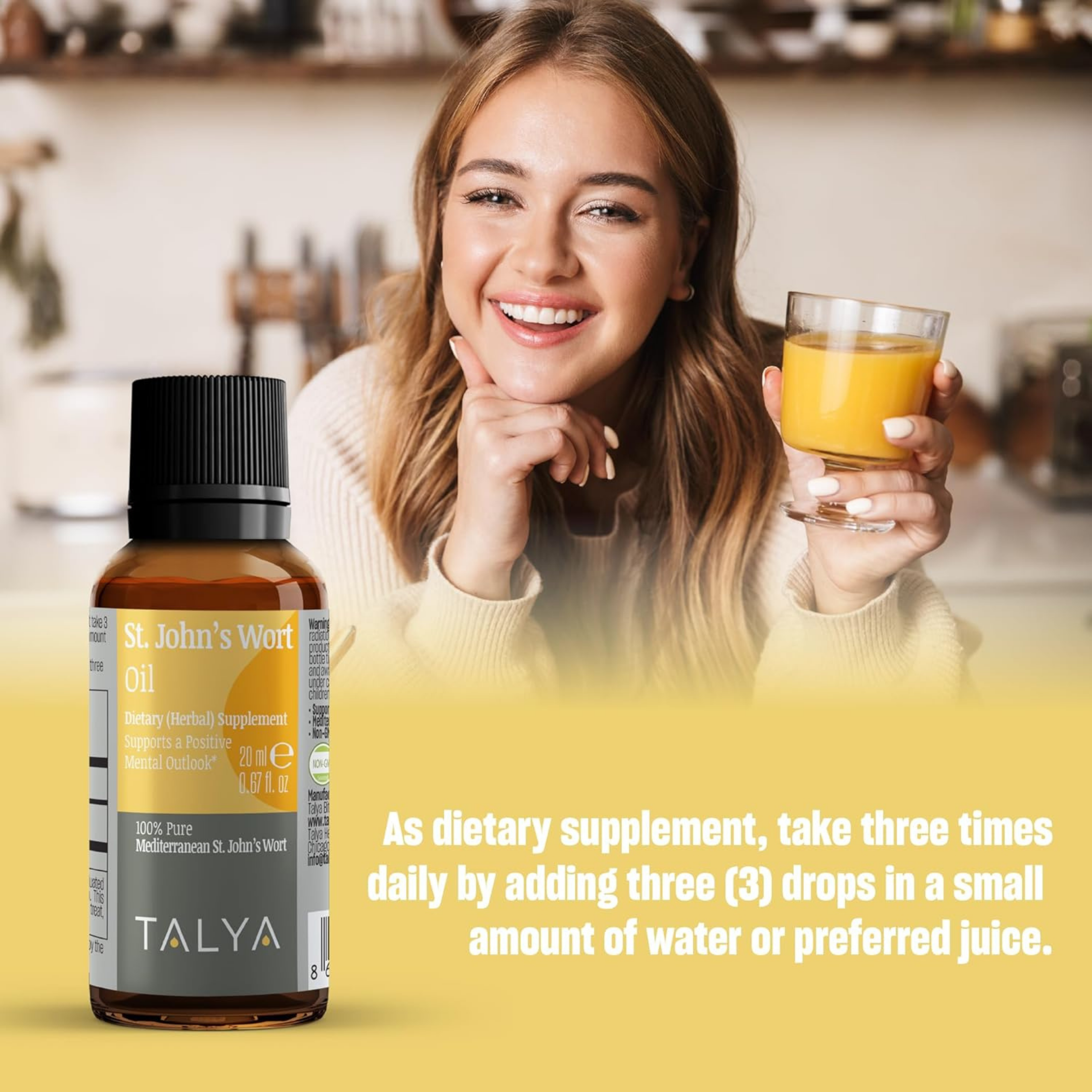 Talya, St. Johns Wort Oil, 0.67 Oz