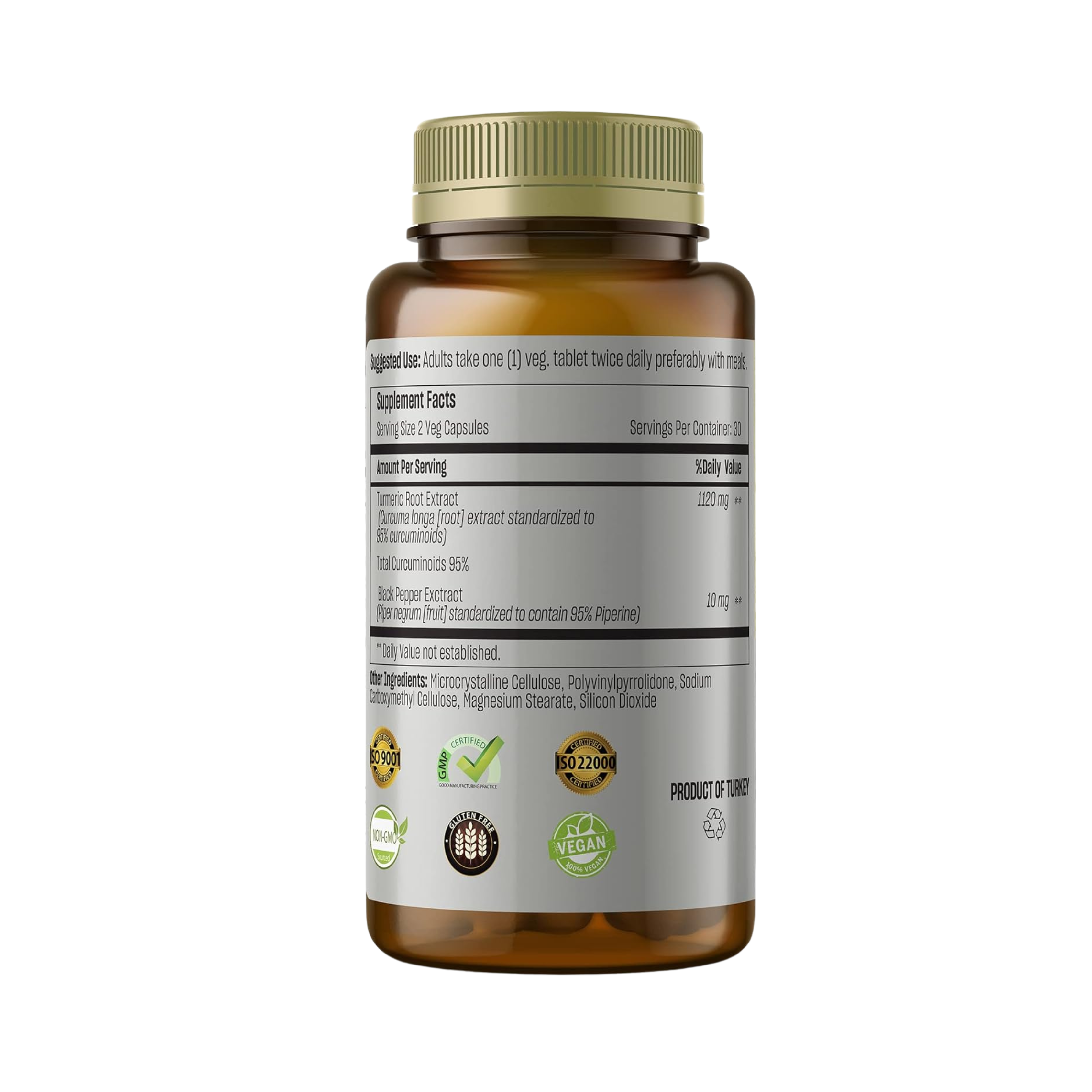 Talya, Turmeric, 60 Veg Capsules