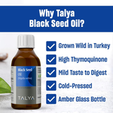 Talya, Black Seed Oil 100% Virgin, 3.45 Oz