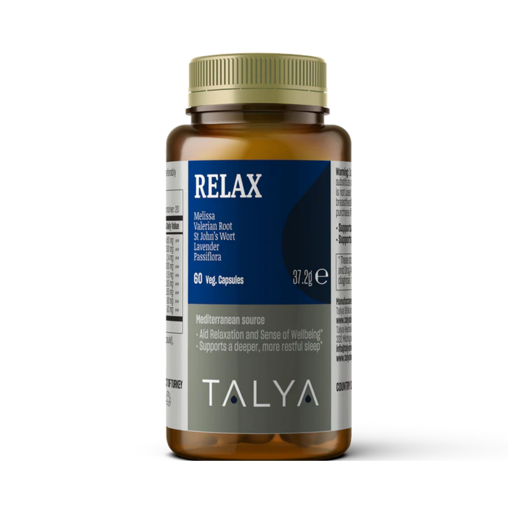 Talya, Relax, 60 Veg Capsules