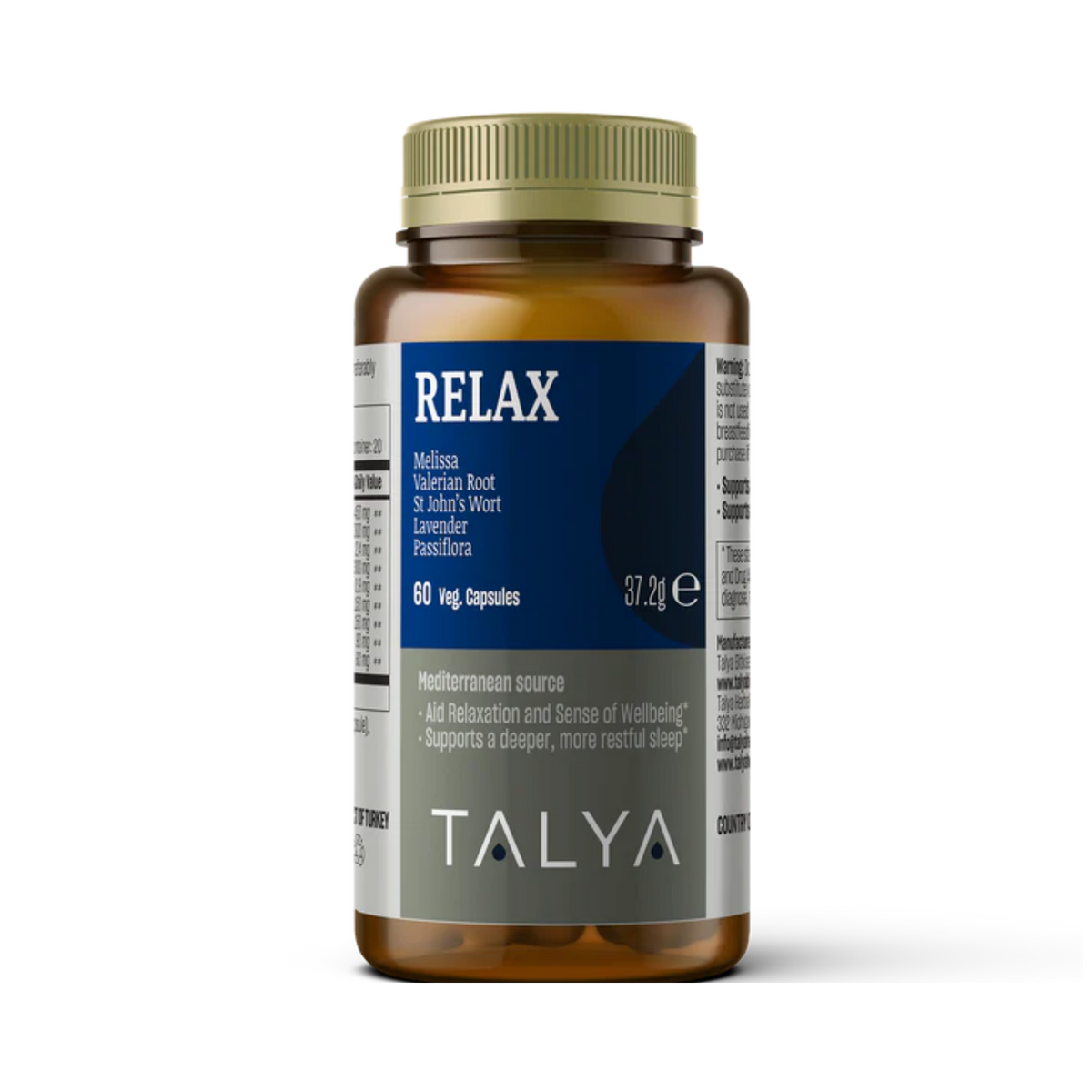 Talya, Relax, 60 Veg Capsules