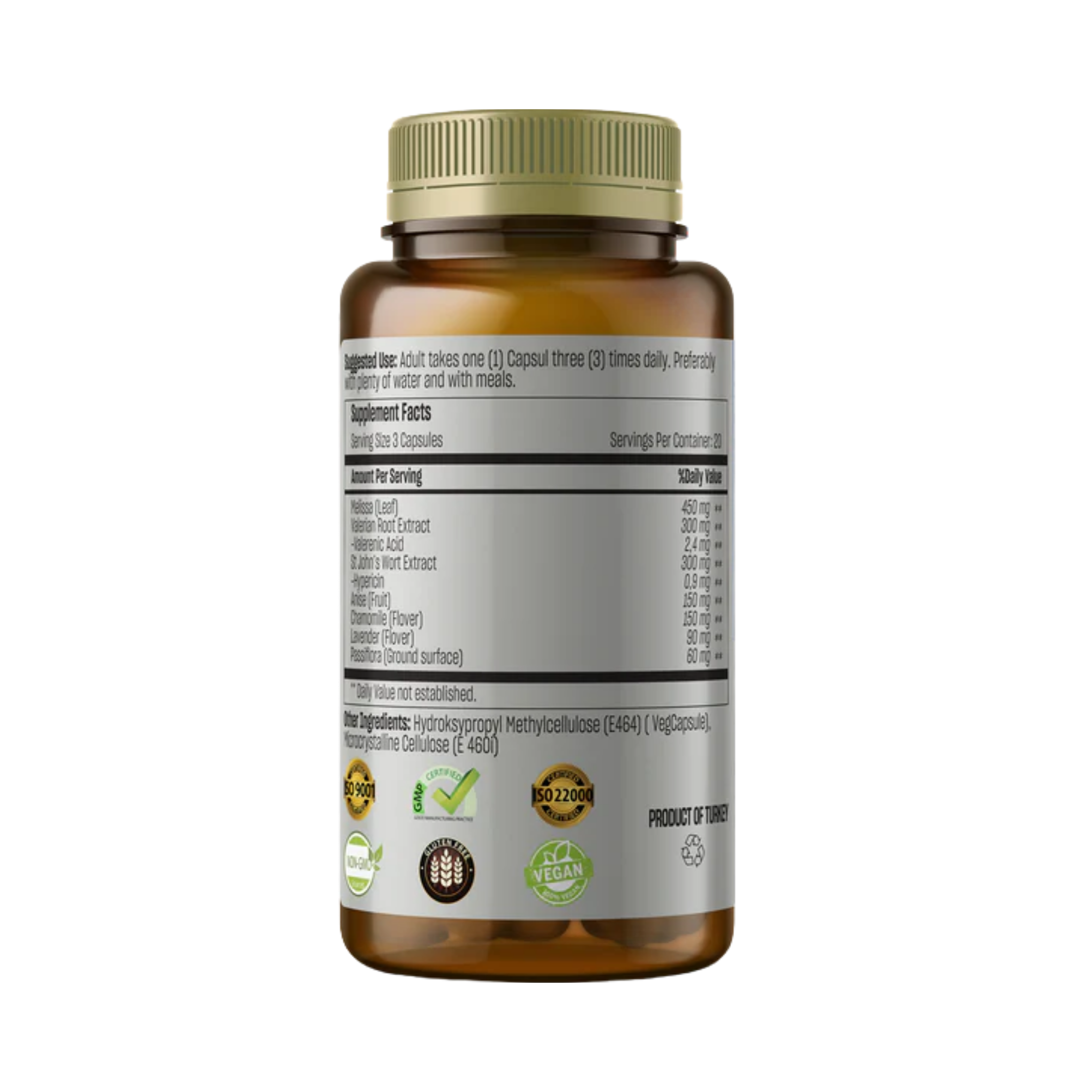 Talya, Relax, 60 Veg Capsules