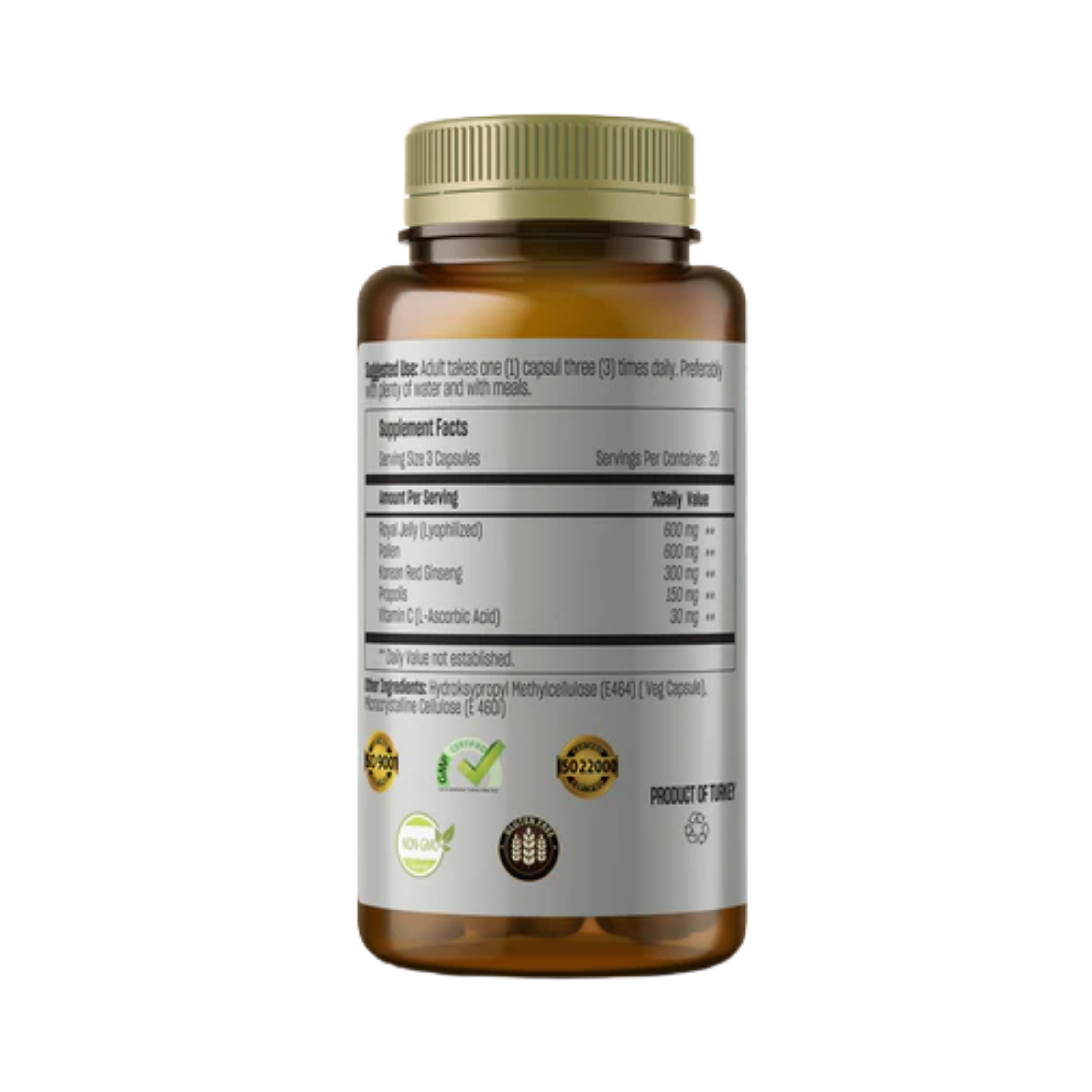 Talya, Vitamin 5, 60 Capsules