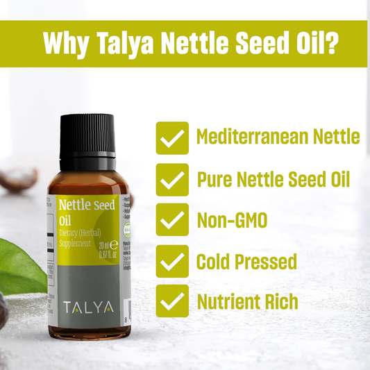 Talya, Nettle Seed Oil, 0.67 Oz
