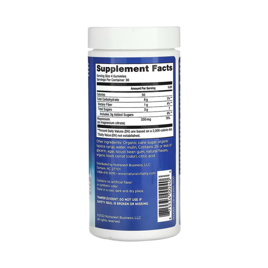 Natural Vitality, CALM, Magnesium Supplement, Raspberry-Lemon, 120 Gummies