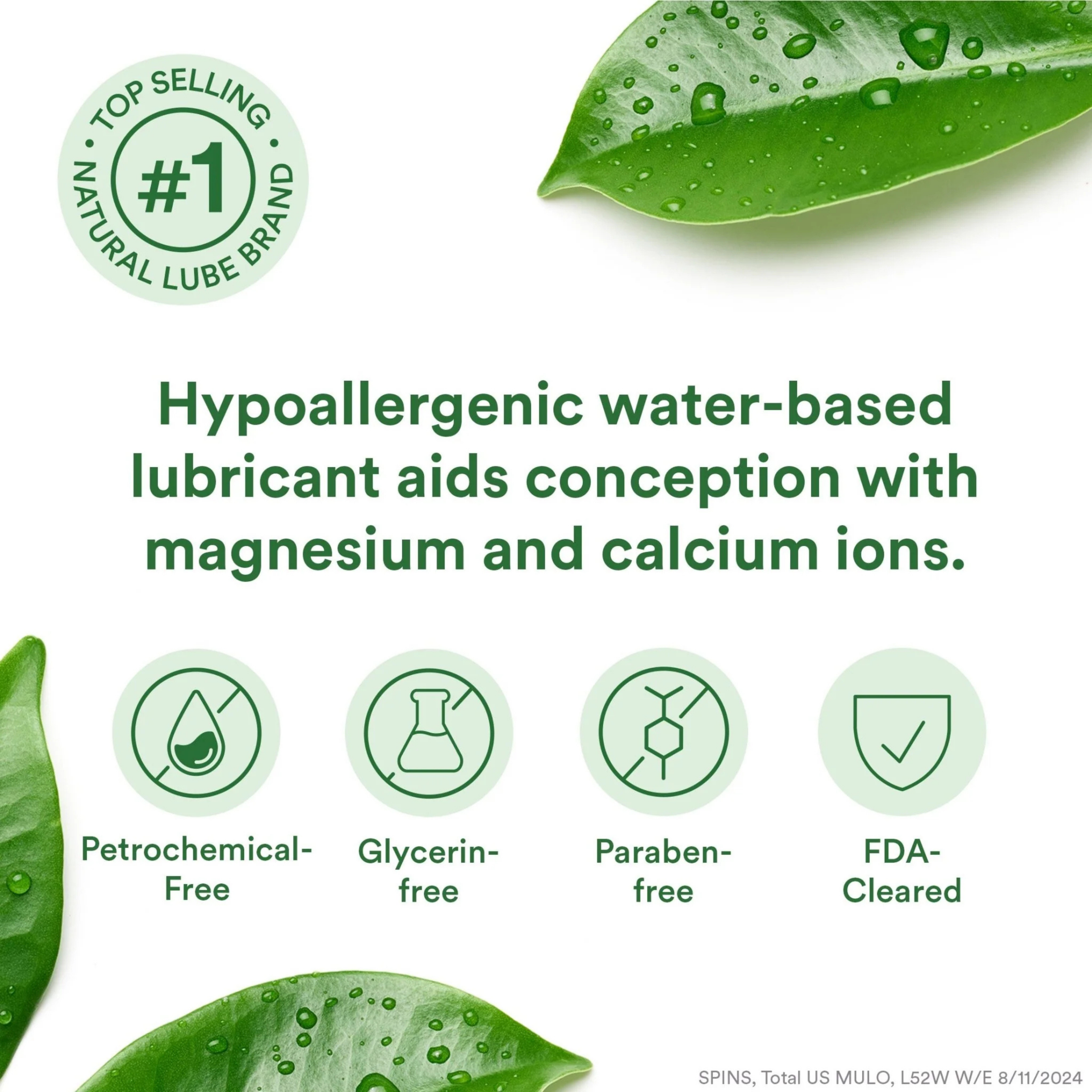 Good Clean Love, Regenesis, Water-Based Fertility Lubricant, 12 Applications, 2 fl oz, 59 ml