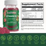 YumVs, Vitamin D3 Gummies, Strawberry, 25 mcg (1,000 IU), 60 Gummies