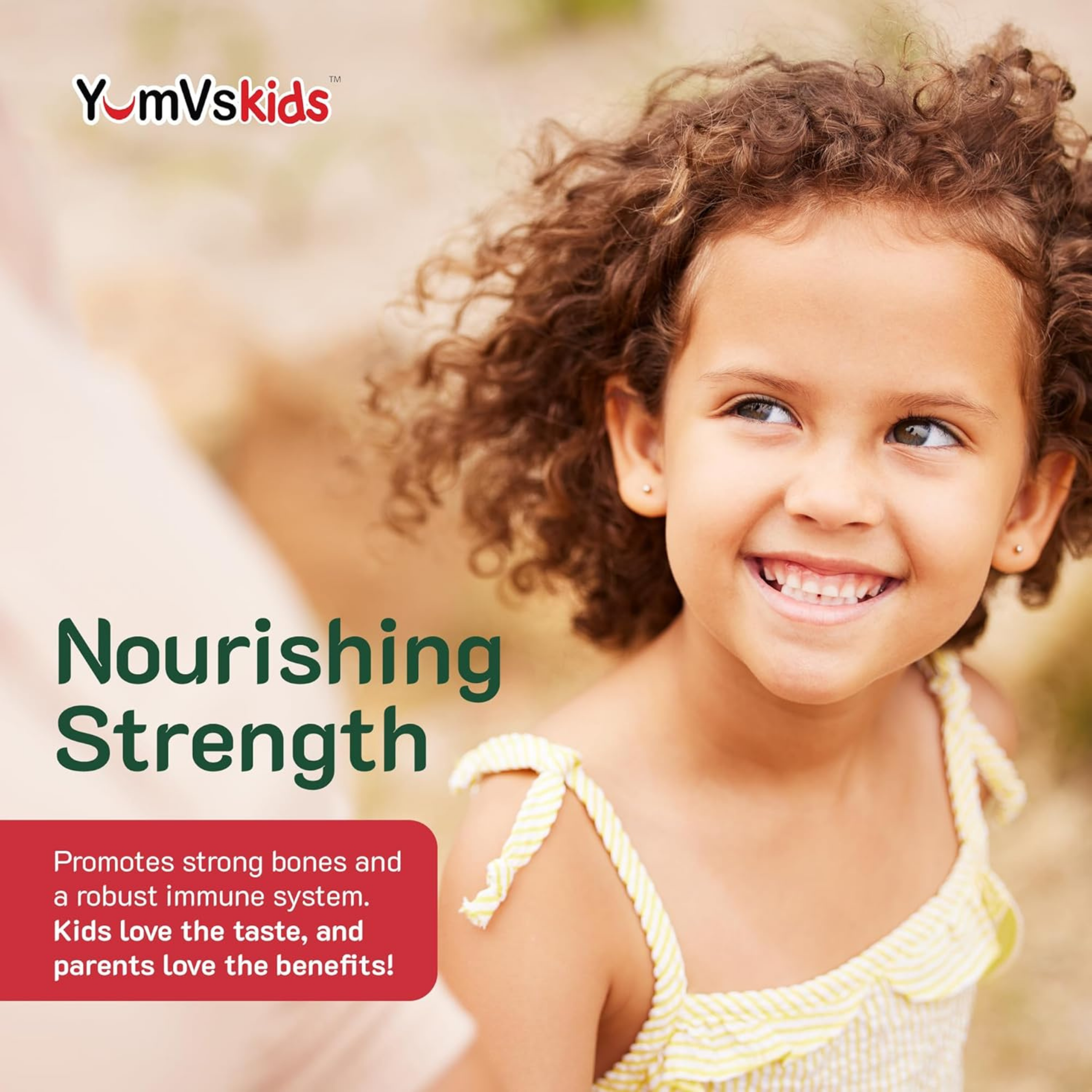 YumVs, Vitamin D3 Gummies, Strawberry, 25 mcg (1,000 IU), 60 Gummies