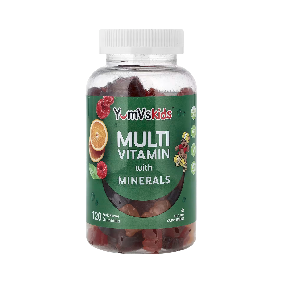 YumVs, Multi Vitamin with Minerals, Fruit, 120 Gummies