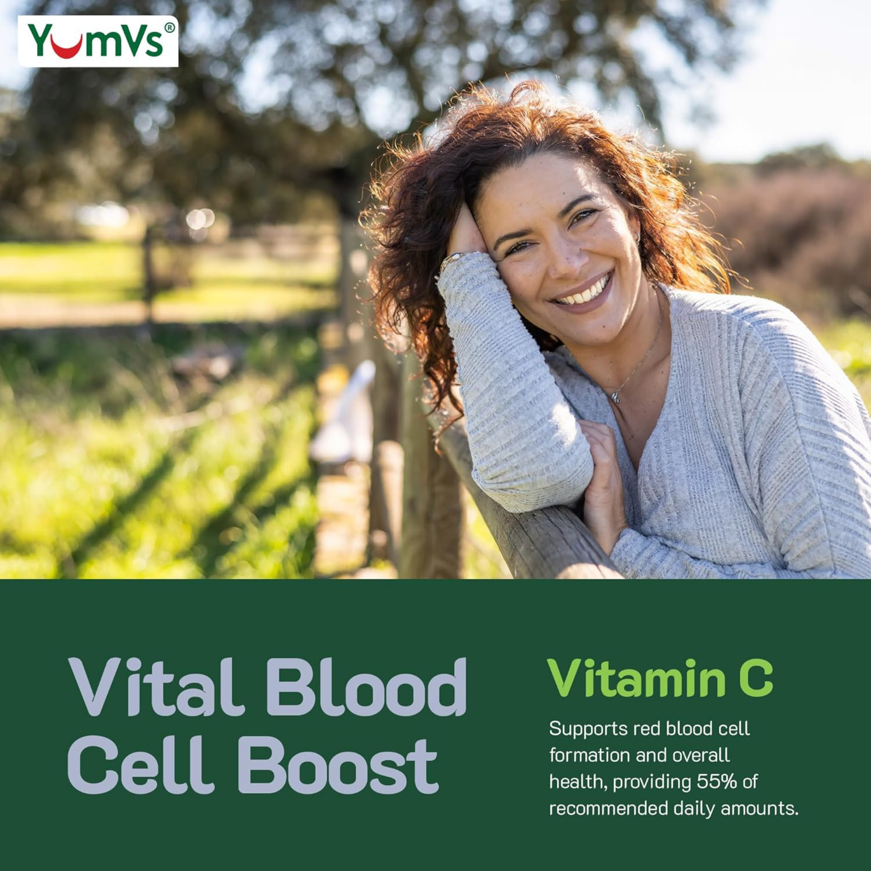 YumVs, Iron with Vitamin C, Grape Flavor, 60 Gummies