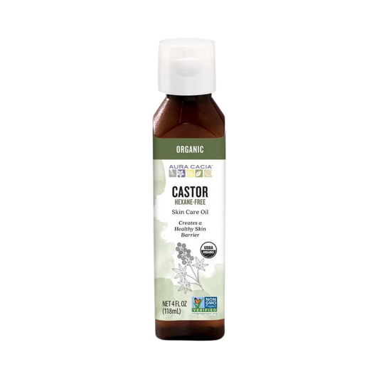 Aura Cacia, Skin Care Oil, Organic Castor, 4 Fl Oz